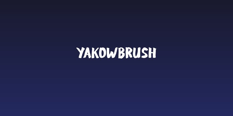 YakowBRUSH Social Header