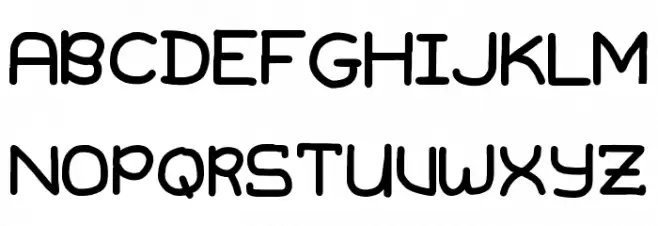 Yakumo Preschool Hand Schriftart Groß