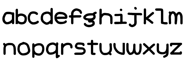 Yakumo Preschool Hand Font LOWERCASE