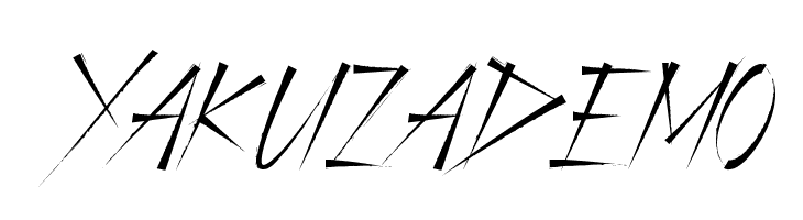 Yakuza Demo  Frei Schriftart Herunterladen