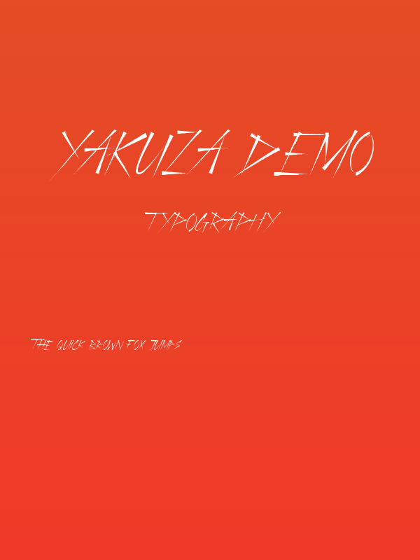 Yakuza Demo Poster