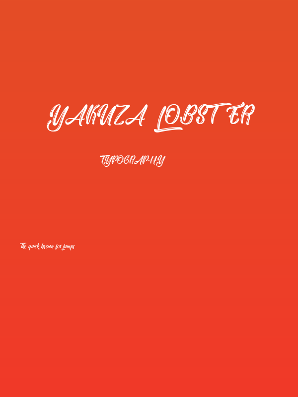 Yakuza Lobster Poster