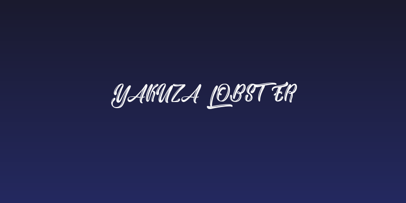 Yakuza Lobster Social Header