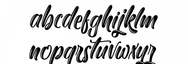 Yakuza Lobster Caratteri MINUSCOLO