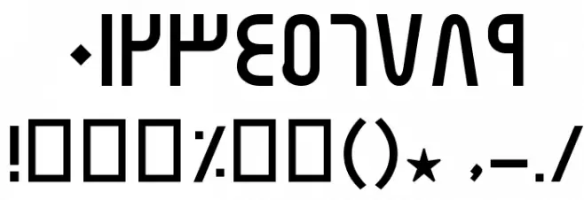 Yaldaa Font OTHER CHARS