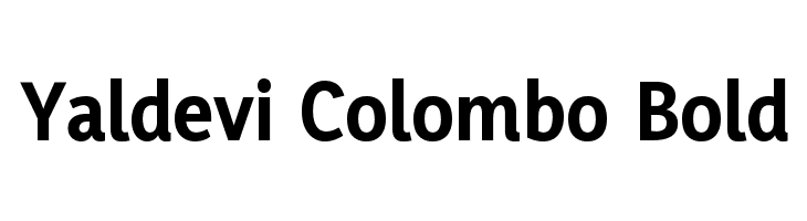 Yaldevi Colombo Bold  baixar fontes gratis