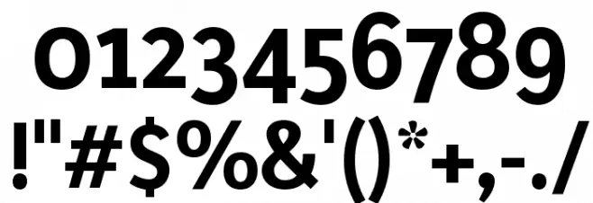 Yaldevi Colombo Bold Font OTHER CHARS