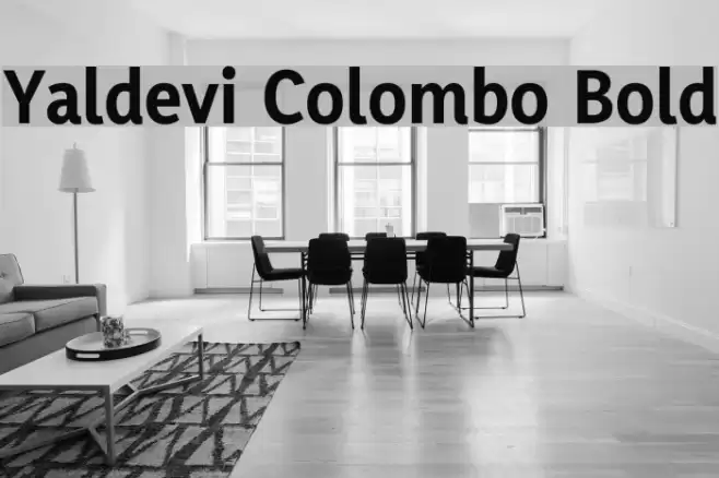 Yaldevi Colombo Bold Font examples