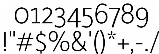 Yaldevi Colombo Light Font OTHER CHARS