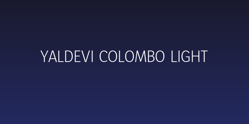 Yaldevi Colombo Light Social Header