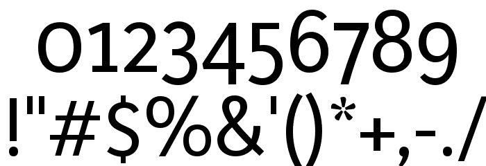 Yaldevi Colombo Medium Font OTHER CHARS