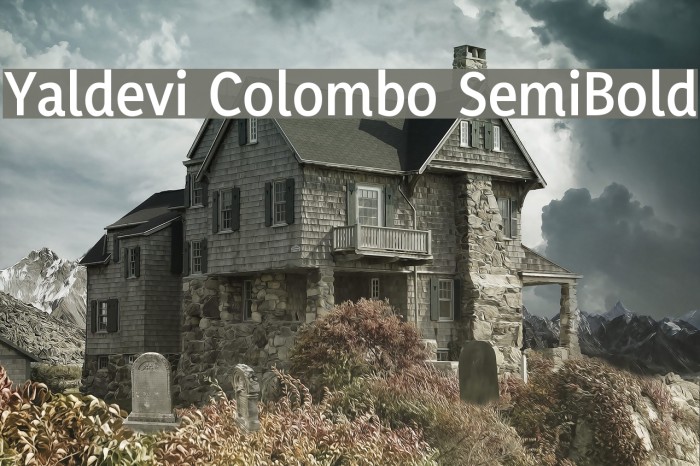 Yaldevi Colombo SemiBold Font examples