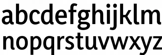 Yaldevi Colombo SemiBold फ़ॉन्ट लोअरकेस