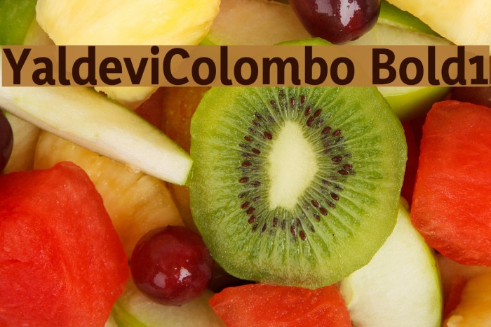 YaldeviColombo Bold1 Example 2