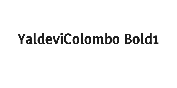 YaldeviColombo Bold1 Logo