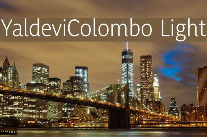 YaldeviColombo Light Example 1