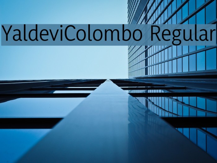 YaldeviColombo Regular Font examples