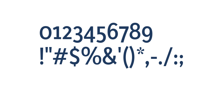 YaldeviColombo SemiBold Other Characters