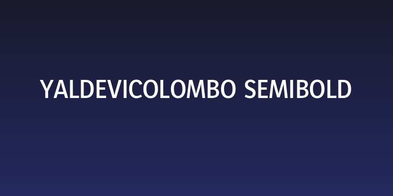 YaldeviColombo SemiBold Social Header