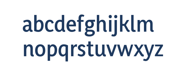 YaldeviColombo SemiBold Lowercase