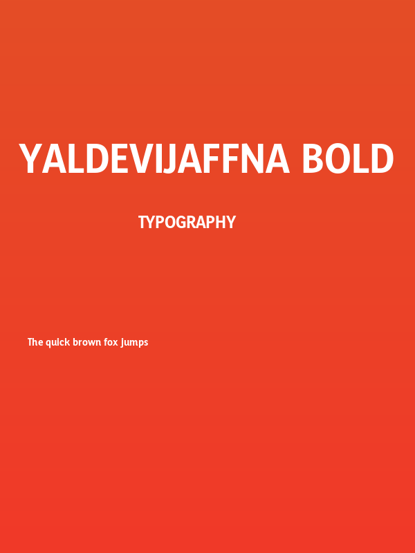 YaldeviJaffna Bold Poster