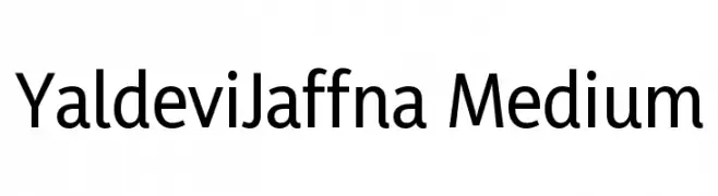 YaldeviJaffna Medium  Frei Schriftart Herunterladen