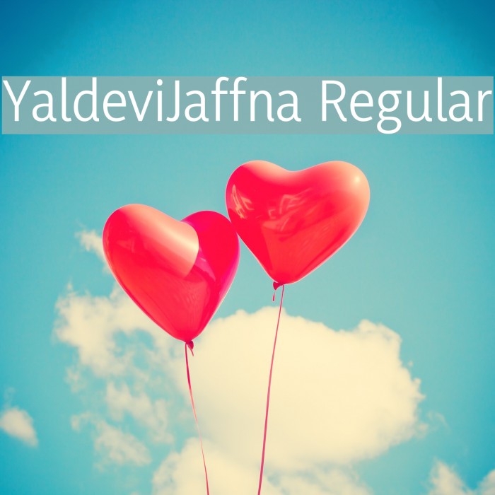 YaldeviJaffna Regular Font examples