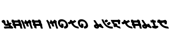 Yama Moto Leftalic  नि: शुल्क फ़ॉन्ट्स डाउनलोड