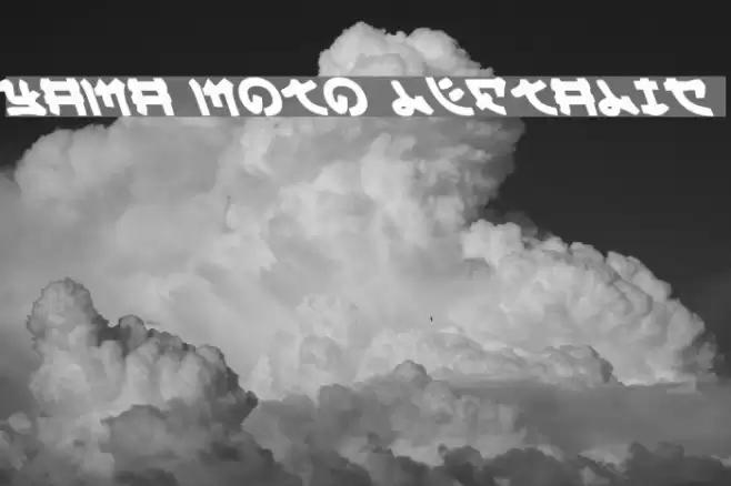 Yama Moto Leftalic Font examples