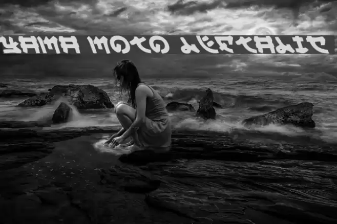 Yama Moto Leftalic Font examples