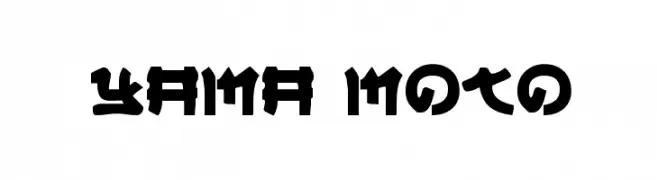 Yama Moto  免费字体下载