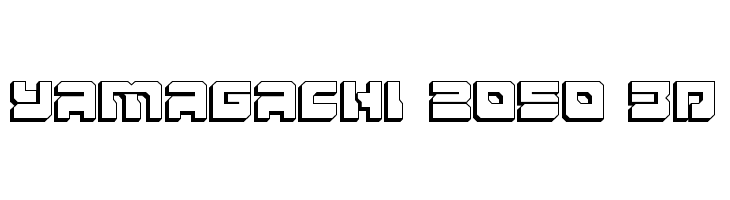 Yamagachi 2050 3D  Free Fonts Download
