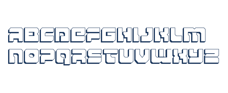 Yamagachi 2050 3D Lowercase