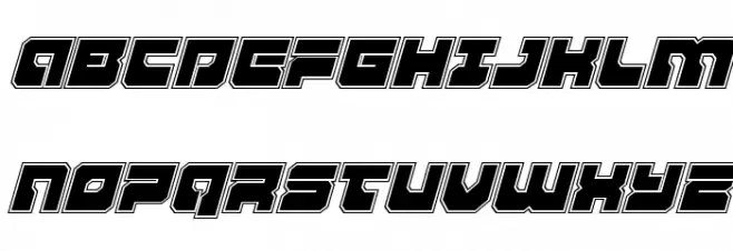 Yamagachi 2050 Academy Italic Fuentes MAYÚSCULAS