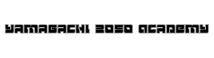 Yamagachi 2050 Academy  免费字体下载