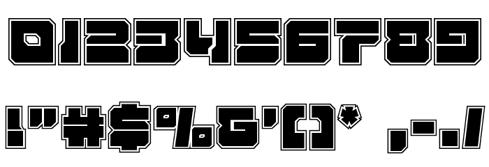 Yamagachi 2050 Academy Font OTHER CHARS