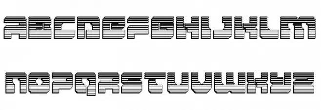 Yamagachi 2050 Chrome Fuentes MINÚSCULAS