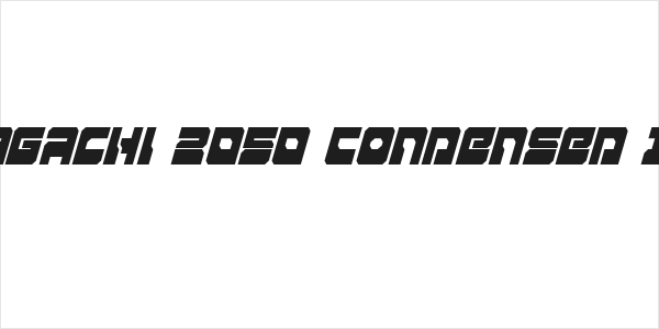 Yamagachi 2050 Condensed Italic Logo