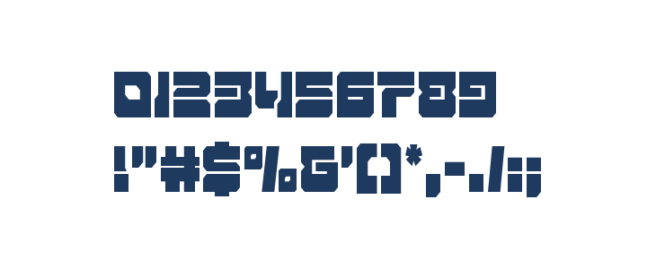 Yamagachi 2050 Condensed Other Characters