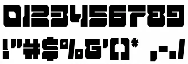 Yamagachi 2050 Condensed Font OTHER CHARS