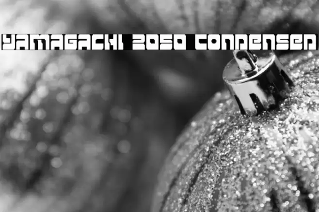 Yamagachi 2050 Condensed Font examples