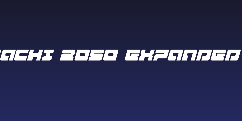 Yamagachi 2050 Expanded Italic Social Header