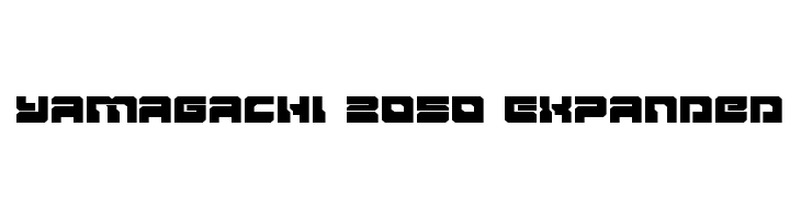 Yamagachi 2050 Expanded  font caratteri gratis