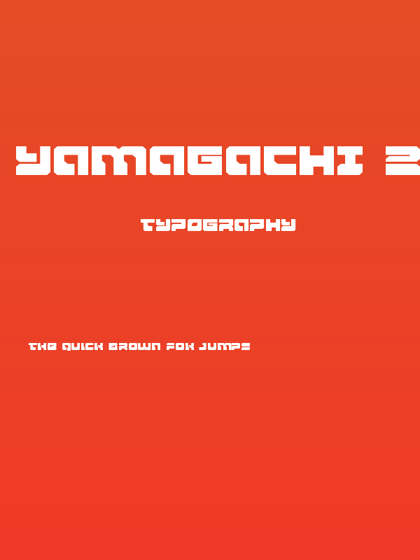 Yamagachi 2050 Expanded Poster