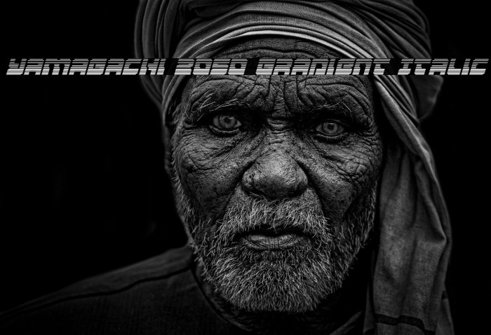 Yamagachi 2050 Gradient Italic Example 2