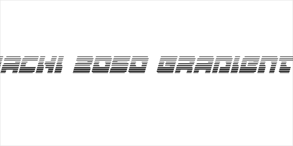 Yamagachi 2050 Gradient Italic Logo