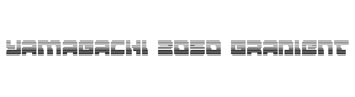 Yamagachi 2050 Gradient  Descarca Fonturi Gratis