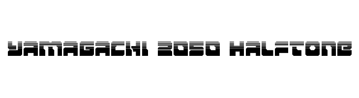Yamagachi 2050 Halftone  font caratteri gratis