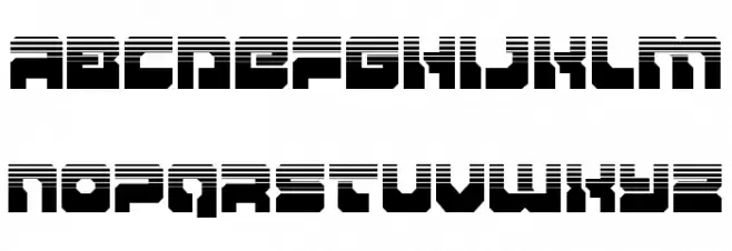 Yamagachi 2050 Halftone Fonte MINÚSCULAS