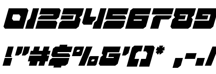 Yamagachi 2050 Italic Font OTHER CHARS